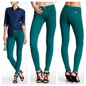 Joe’s Jeans Teal Green The Skinny 26